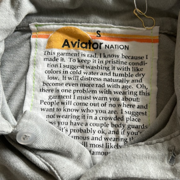Aviator Nation gray polo - Picture 6 of 7